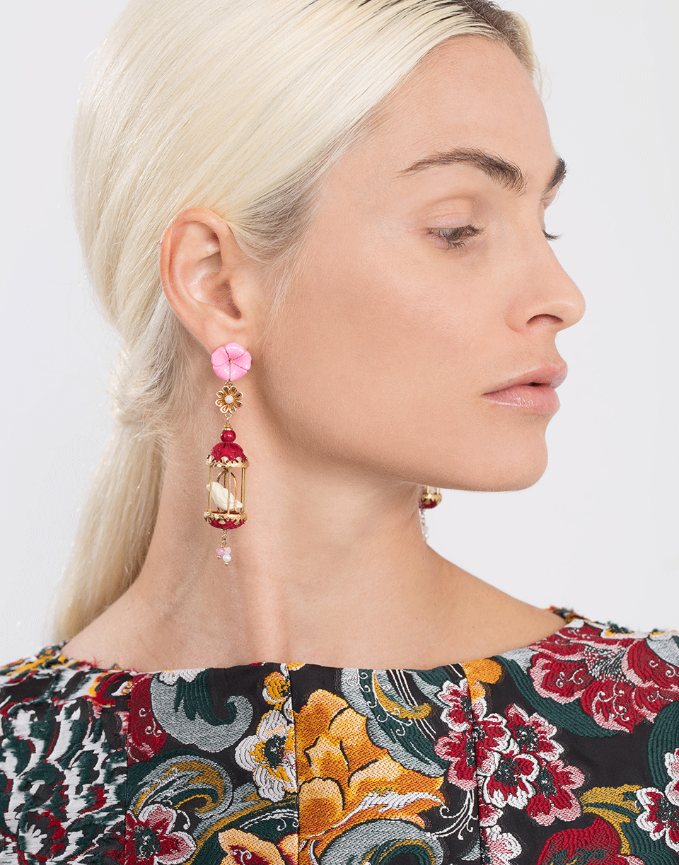OF RARE ORIGIN-Aviary Classic Earrings-BBBLPINK