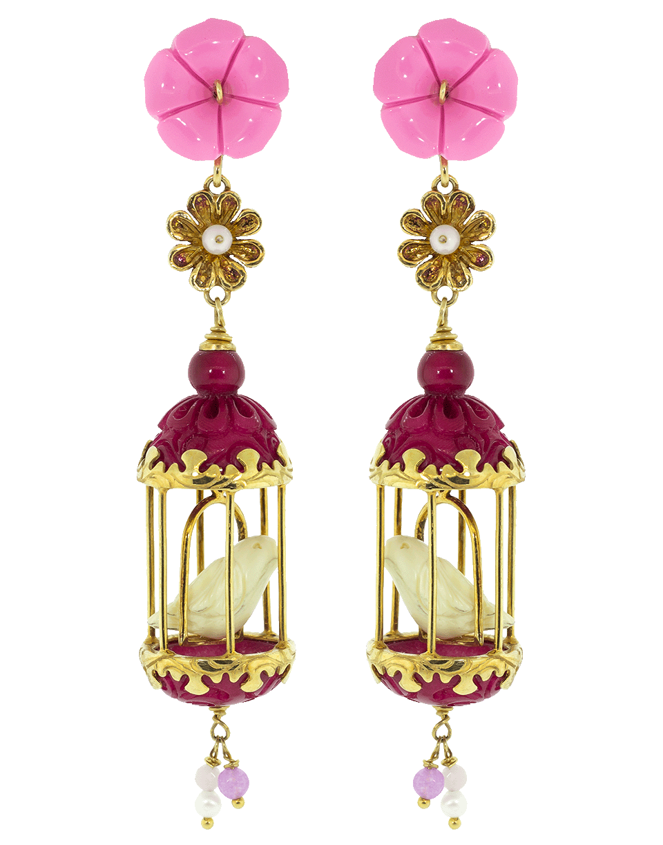 OF RARE ORIGIN-Aviary Classic Earrings-BBBLPINK
