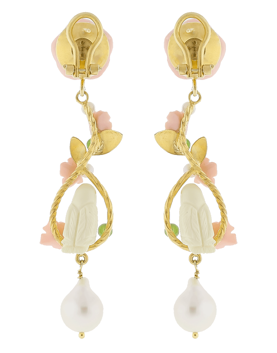 OF RARE ORIGIN-Starling On Ring Earrings-PNK/PRL