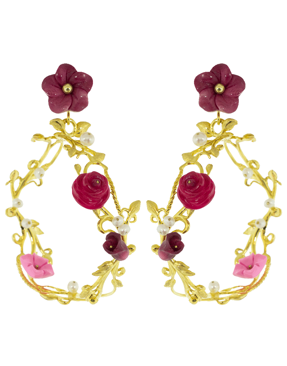 OF RARE ORIGIN-Power Pearl Hoops-ROSE