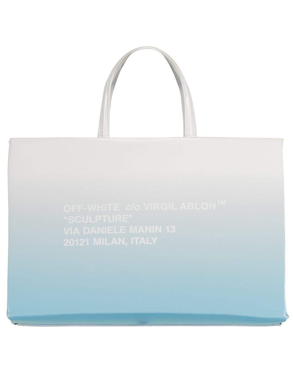 OFF-WHITE-Degrade Medium Box Bag-LT BLUE