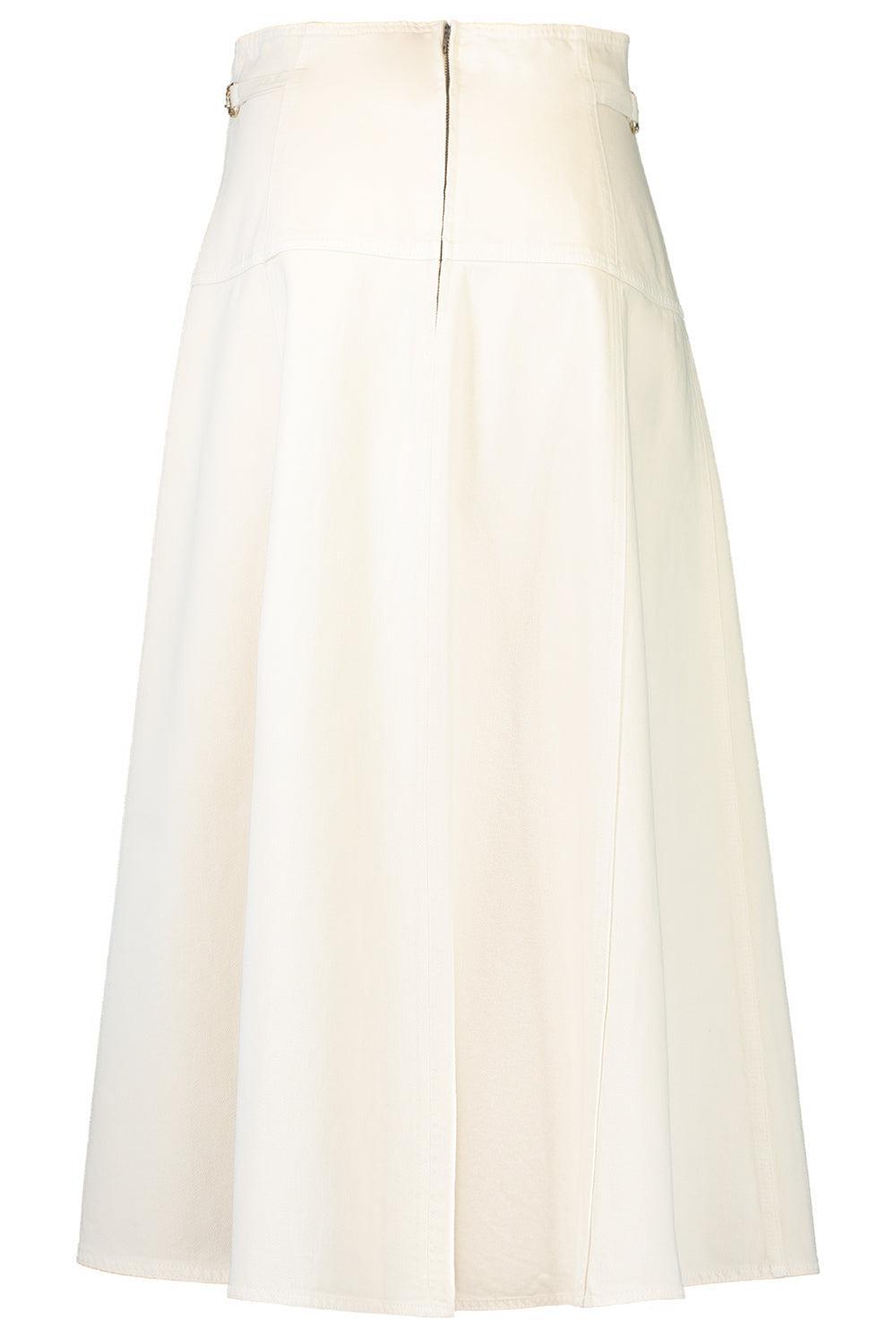The Brigette Skirt - Pearled Cowrie-PRLDCWRI-2-CLOTHINGSKIRTMIDI-ULLA JOHNSON