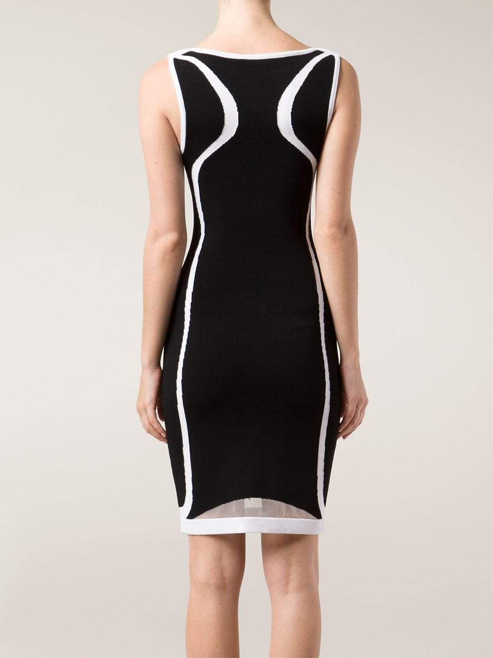 OHNE TITEL-Intarsia Tank Dress-