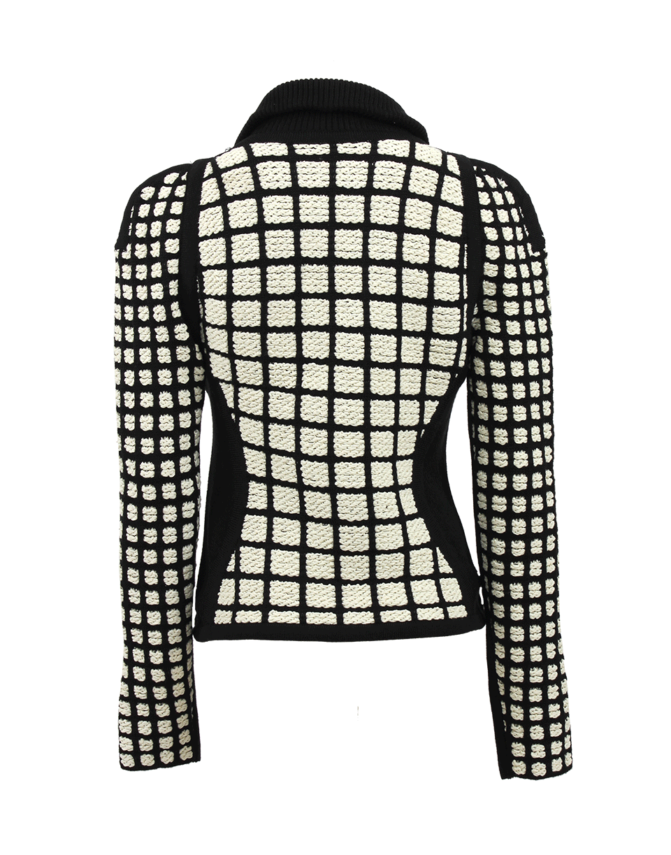 OHNE TITEL-Knit Grid Jacket-