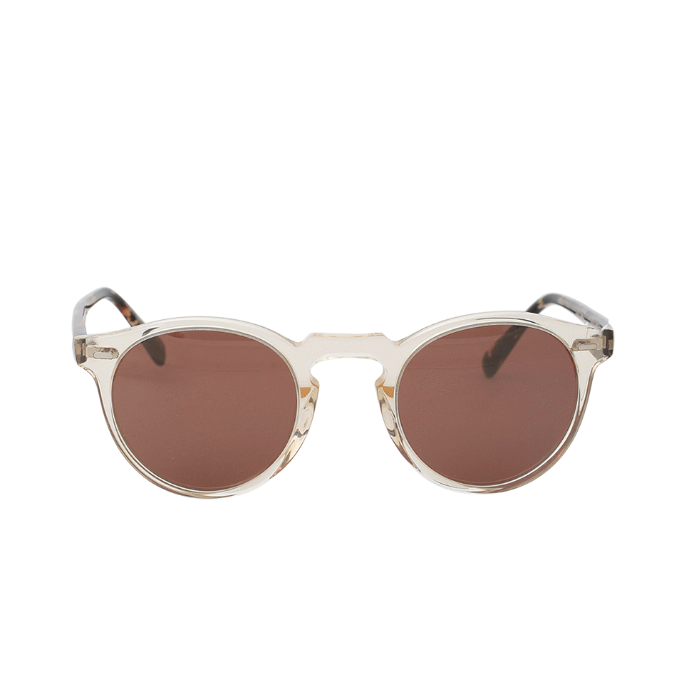 OLIVER PEOPLES-Gregory Peck Sunglasses-AMBER