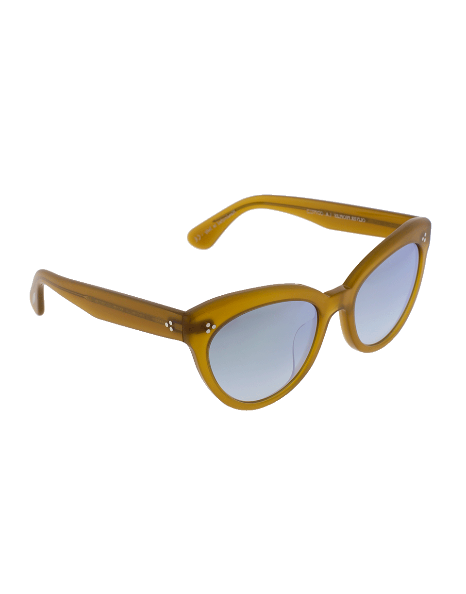 OLIVER PEOPLES-Roella Gradient Sunglasses-AMBER/STEEL