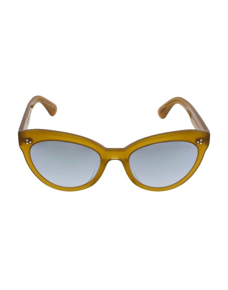 OLIVER PEOPLES-Roella Gradient Sunglasses-AMBER/STEEL