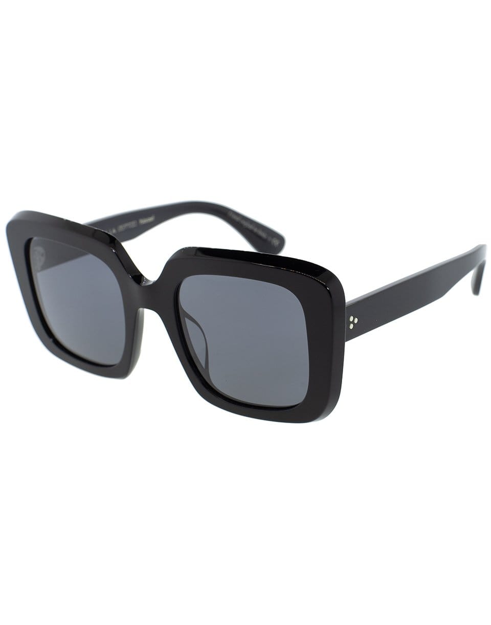 OLIVER PEOPLES-Franca Sunglasses - Black-BLACK