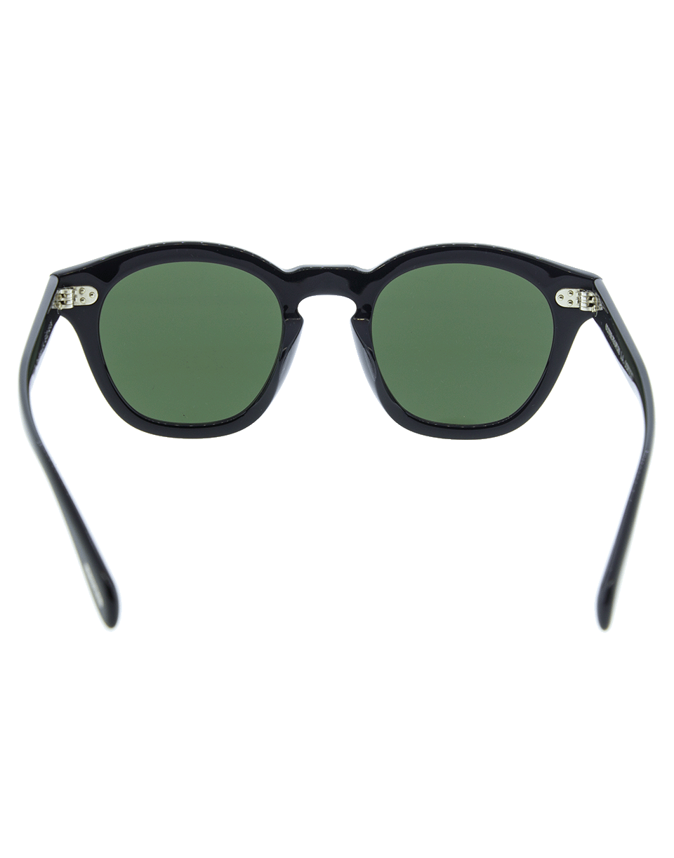 OLIVER PEOPLES-Boudreau L.A. Sunglasses-BLK/GRN