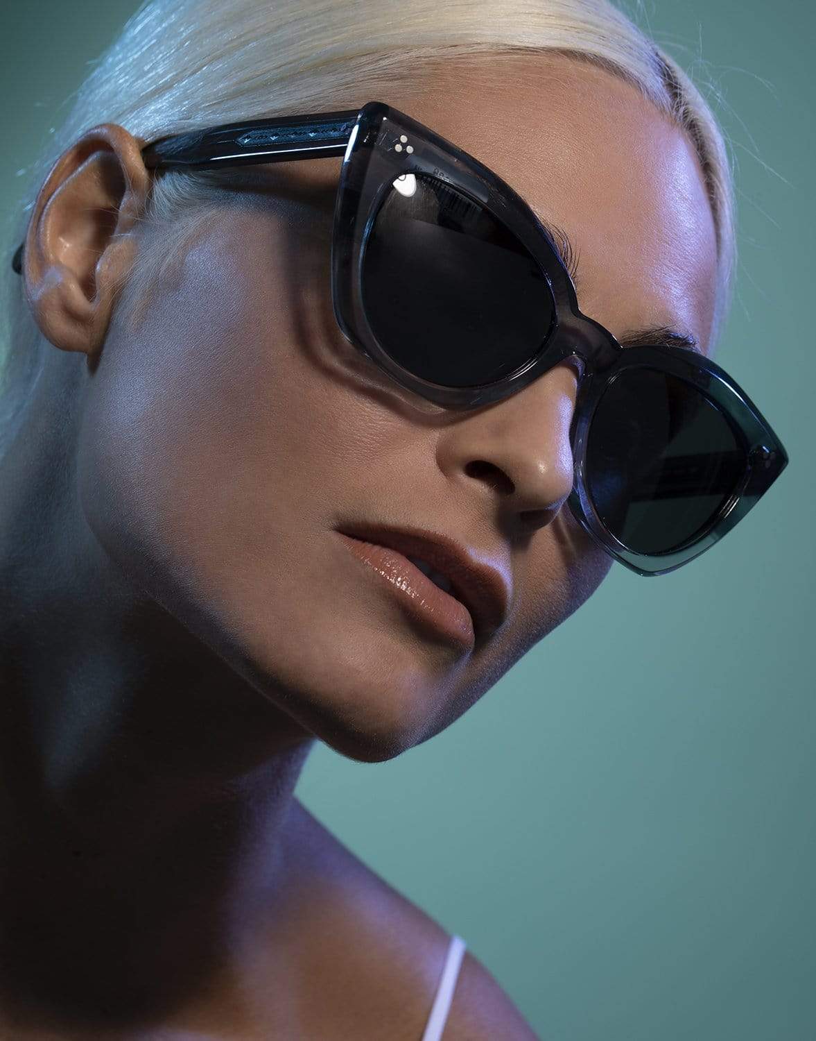 OLIVER PEOPLES-Blue Laiya Sunglasses-BLUE