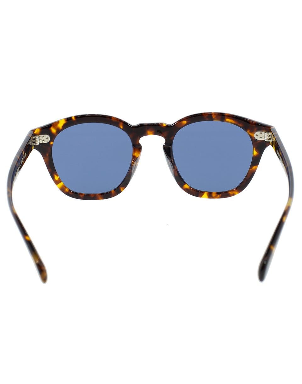 OLIVER PEOPLES-Bourdeau L.A Sunglasses - Tortoise and Blue-BLU/TORT