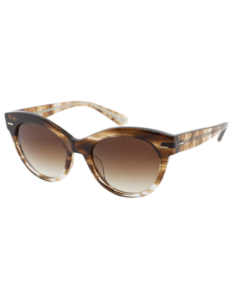 OLIVER PEOPLES-The Row Georgica Brick Sunglasses-BRCK/BRN