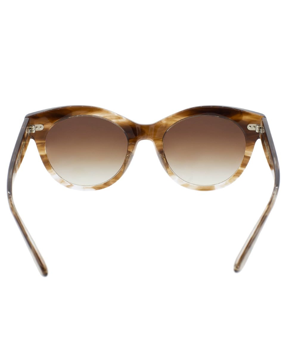 OLIVER PEOPLES-The Row Georgica Brick Sunglasses-BRCK/BRN
