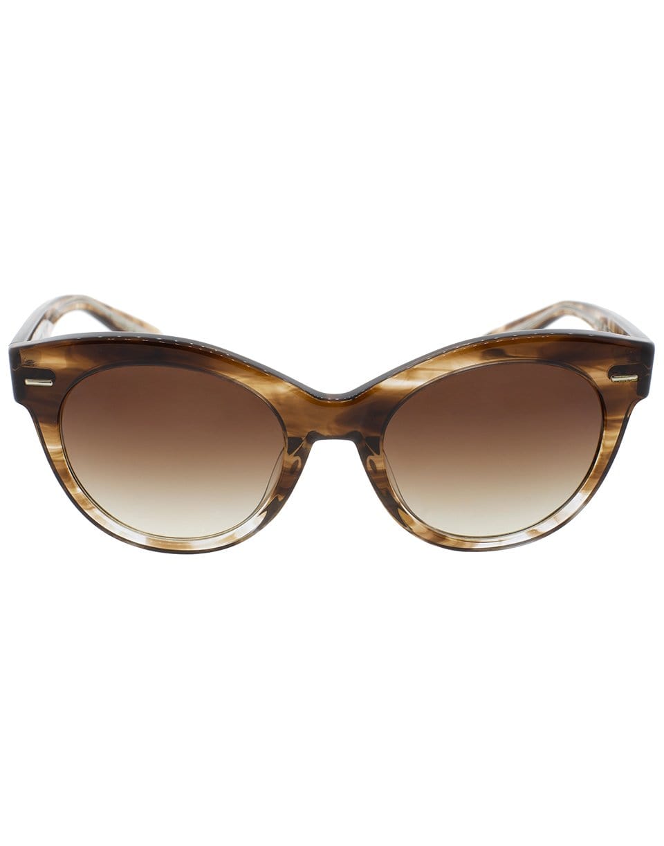 OLIVER PEOPLES-The Row Georgica Brick Sunglasses-BRCK/BRN