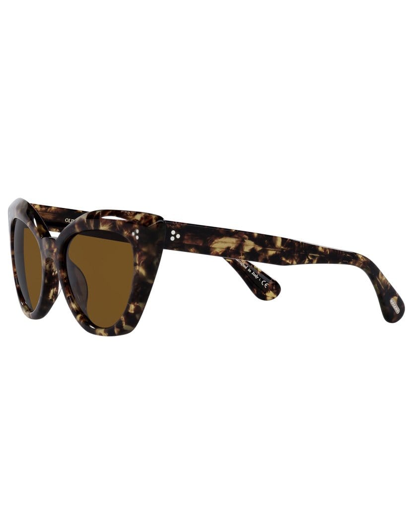 OLIVER PEOPLES-Brown Laiya Sunglasses-BROWN
