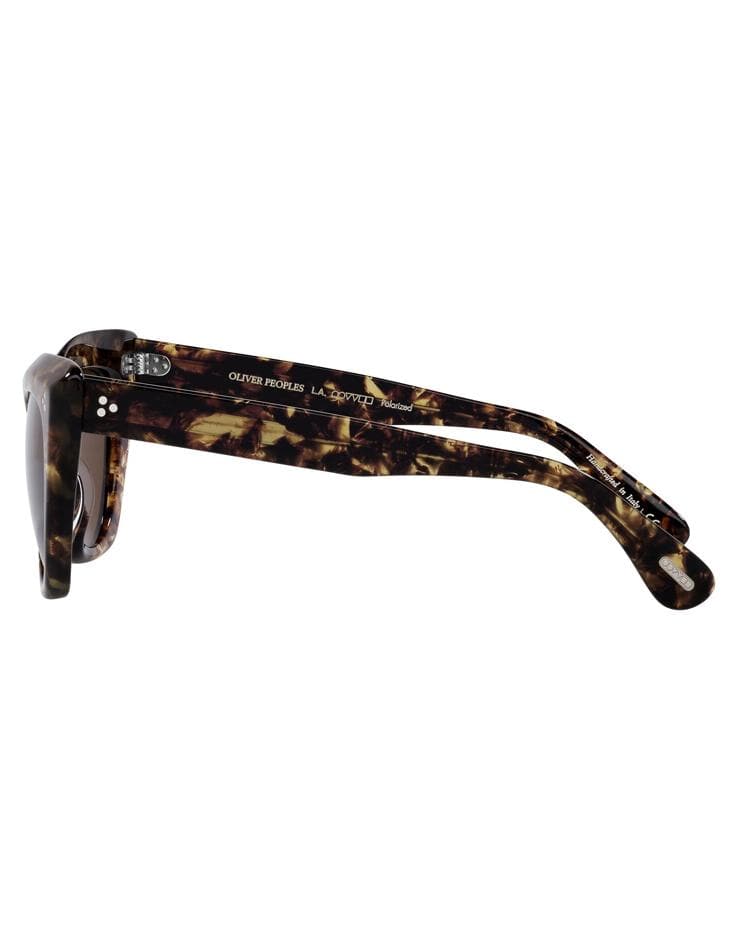 OLIVER PEOPLES-Brown Laiya Sunglasses-BROWN