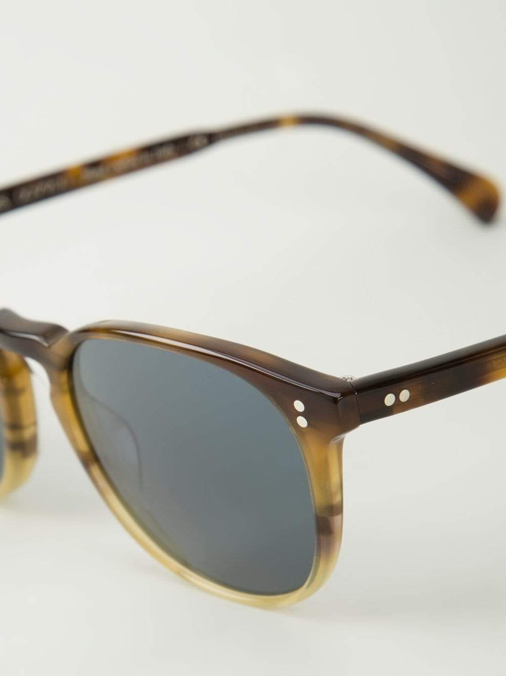 OLIVER PEOPLES-Finley Square Sunglasses-BROWN