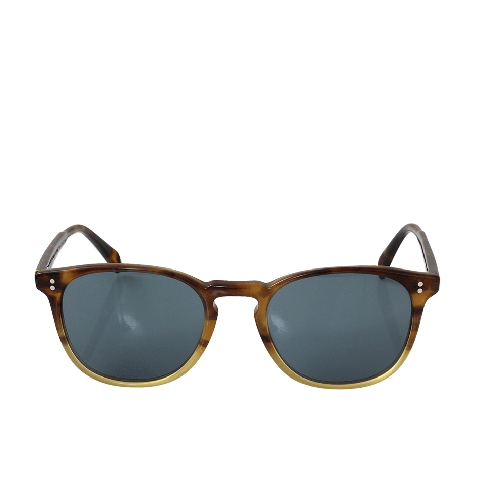 OLIVER PEOPLES-Finley Square Sunglasses-BROWN