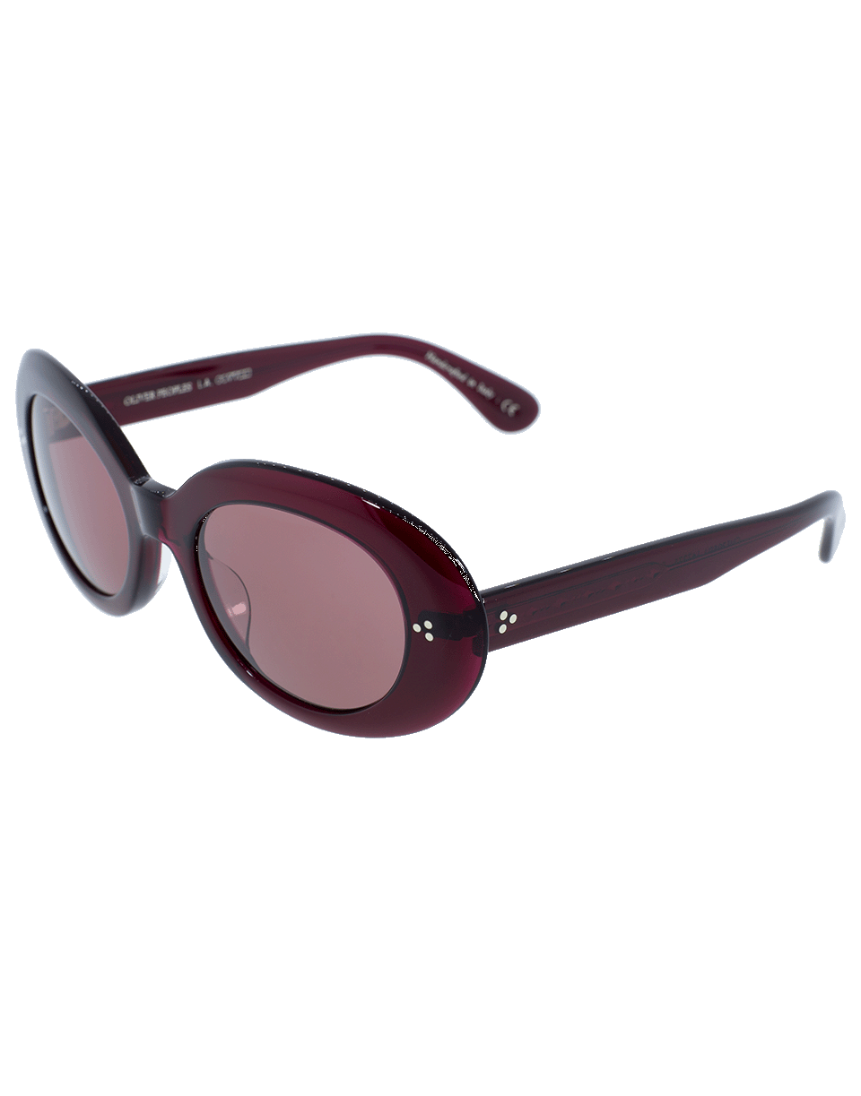 OLIVER PEOPLES-Erissa Sunglasses-BURGUNDY