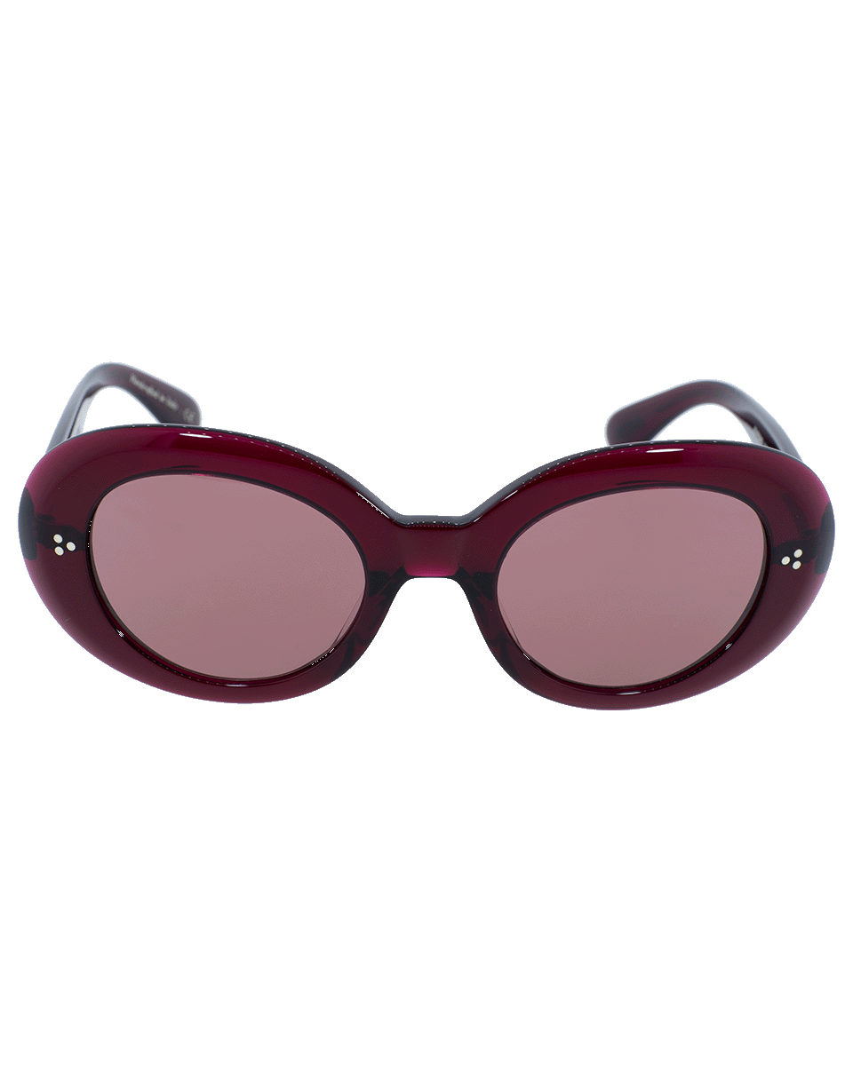 OLIVER PEOPLES-Erissa Sunglasses-BURGUNDY
