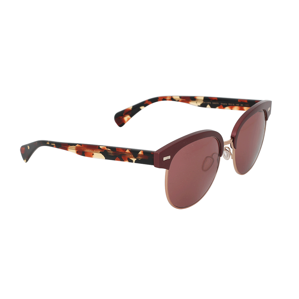 OLIVER PEOPLES-Shaelie Sunglasses-BURGUNDY