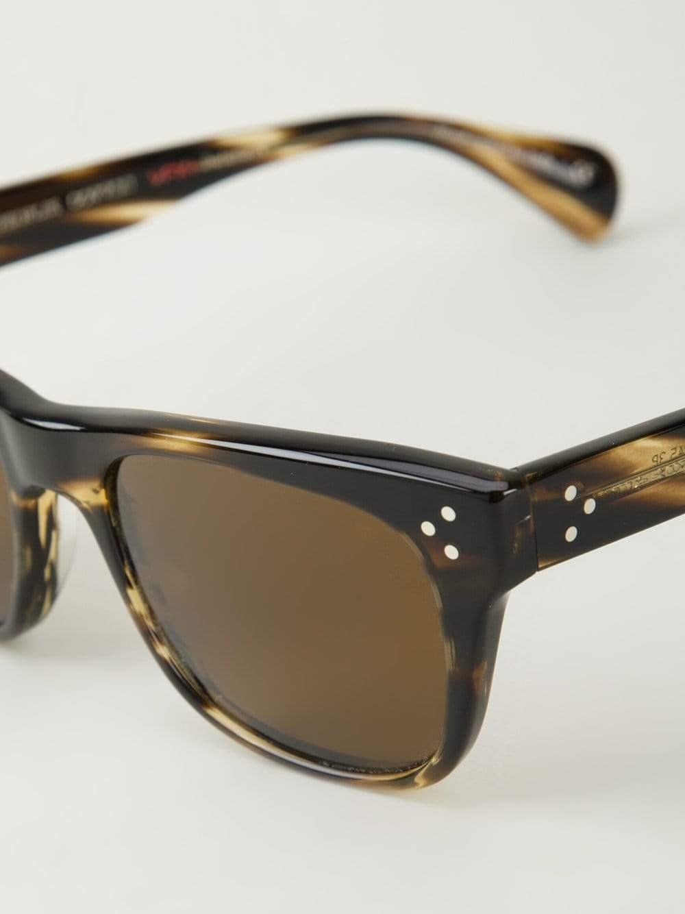 OLIVER PEOPLES-Jack Houston Polarized Sunglasses-COCOBOLO