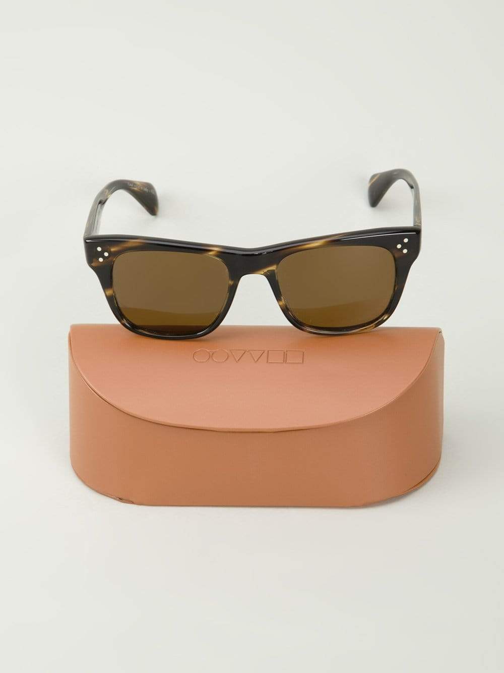 OLIVER PEOPLES-Jack Houston Polarized Sunglasses-COCOBOLO