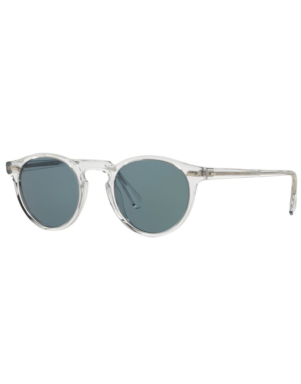 OLIVER PEOPLES-Gregory Peck Crystal Indigo Photochromic Sunglasses-CRYSTAL