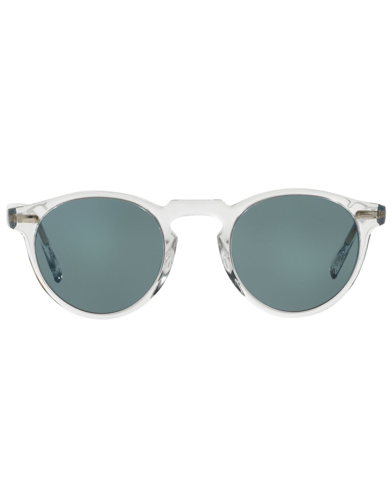 OLIVER PEOPLES-Gregory Peck Crystal Indigo Photochromic Sunglasses-CRYSTAL