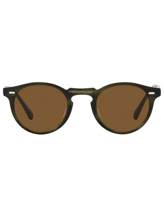 OLIVER PEOPLES-Emerald Bark Gregory Peck 1962 Sunglasses-EMERALD