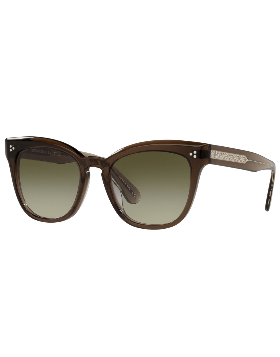 OLIVER PEOPLES-Marianela Espresso Olive Gradient Sunglasses-ESPRESSO