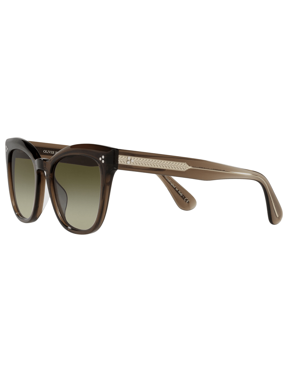 OLIVER PEOPLES-Marianela Espresso Olive Gradient Sunglasses-ESPRESSO