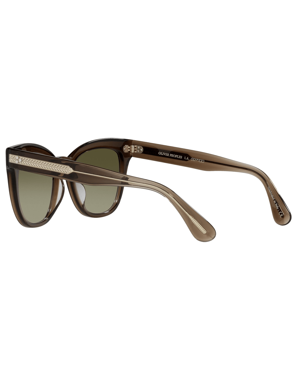 OLIVER PEOPLES-Marianela Espresso Olive Gradient Sunglasses-ESPRESSO