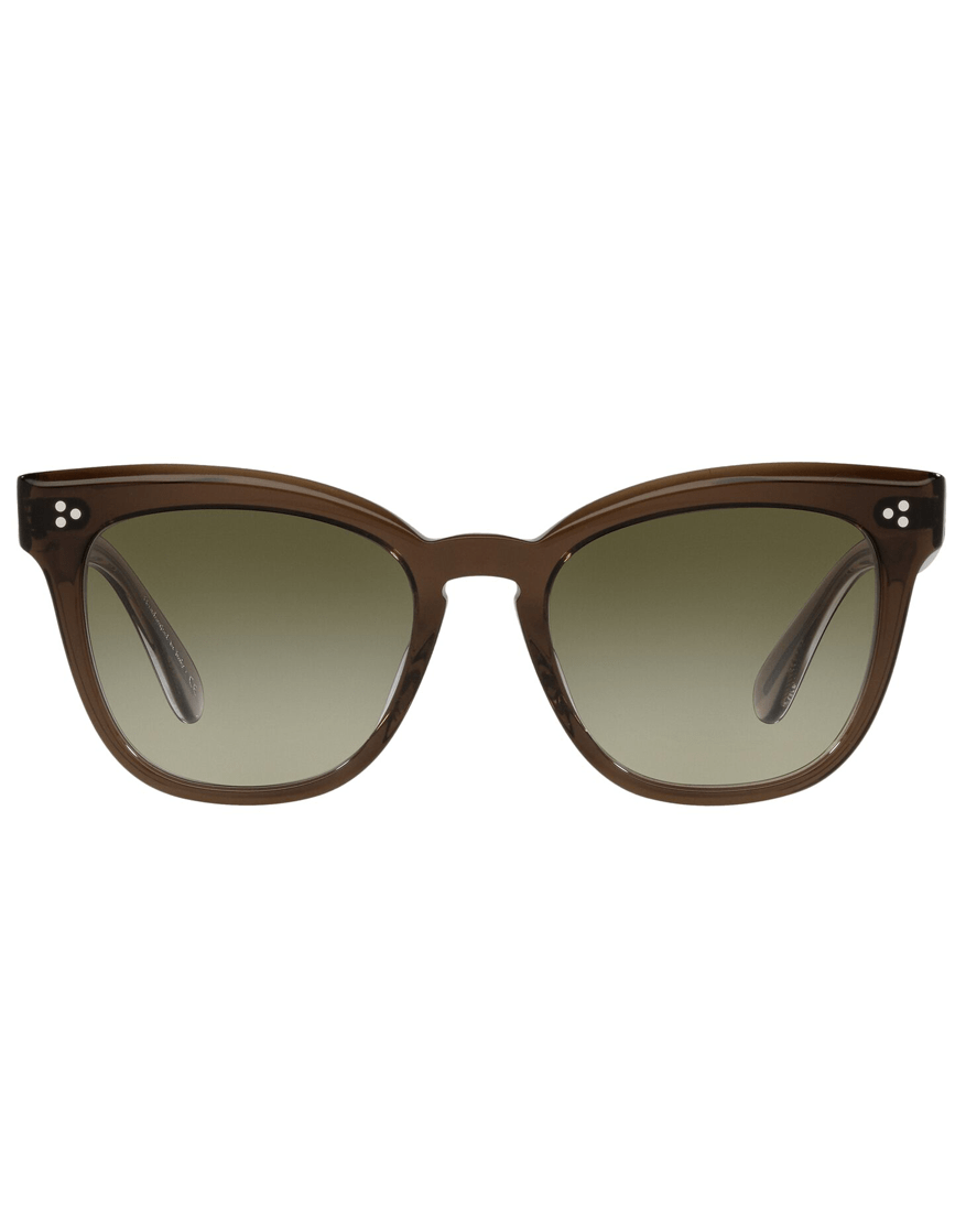 OLIVER PEOPLES-Marianela Espresso Olive Gradient Sunglasses-ESPRESSO
