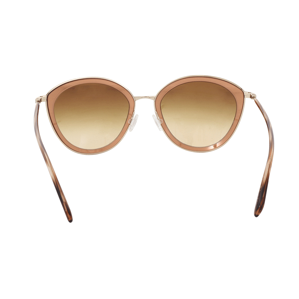 OLIVER PEOPLES-Gwynne Sunglasses-GLD/AMBR