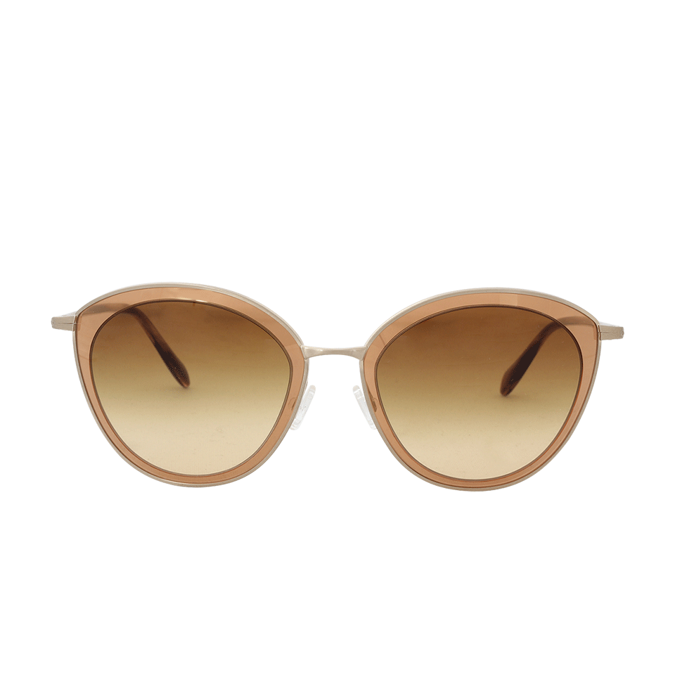 OLIVER PEOPLES-Gwynne Sunglasses-GLD/AMBR