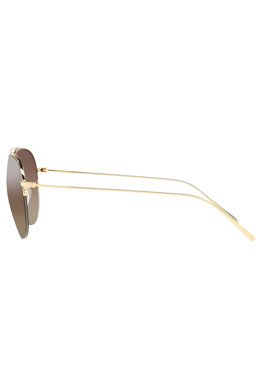 OLIVER PEOPLES-Cleamons Sunglasses-GLD/BRWN