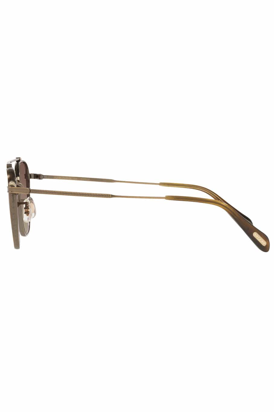 OLIVER PEOPLES-Mandeville Sunglasses - Gold-GLD/BRWN