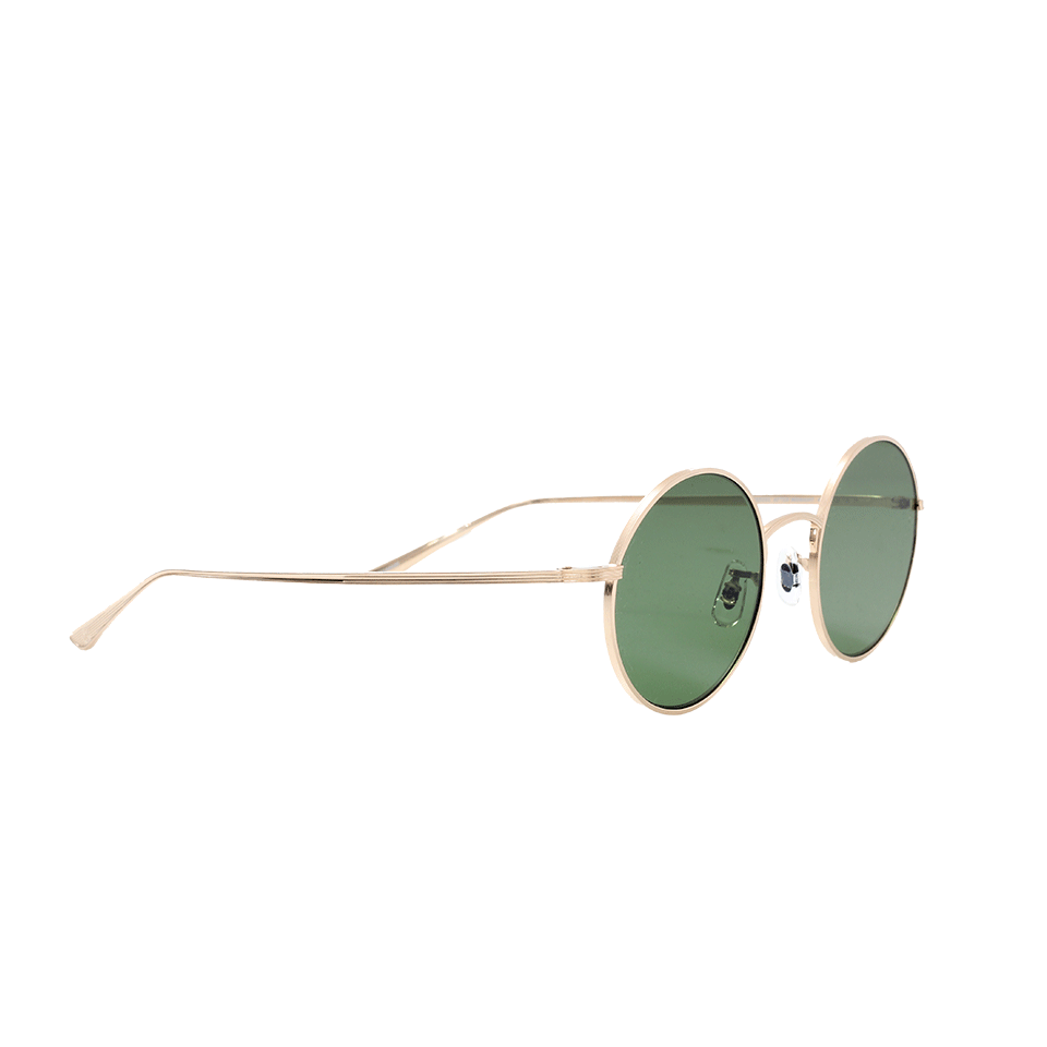 OLIVER PEOPLES-After Midnight Sunglasses-GLD/GRN