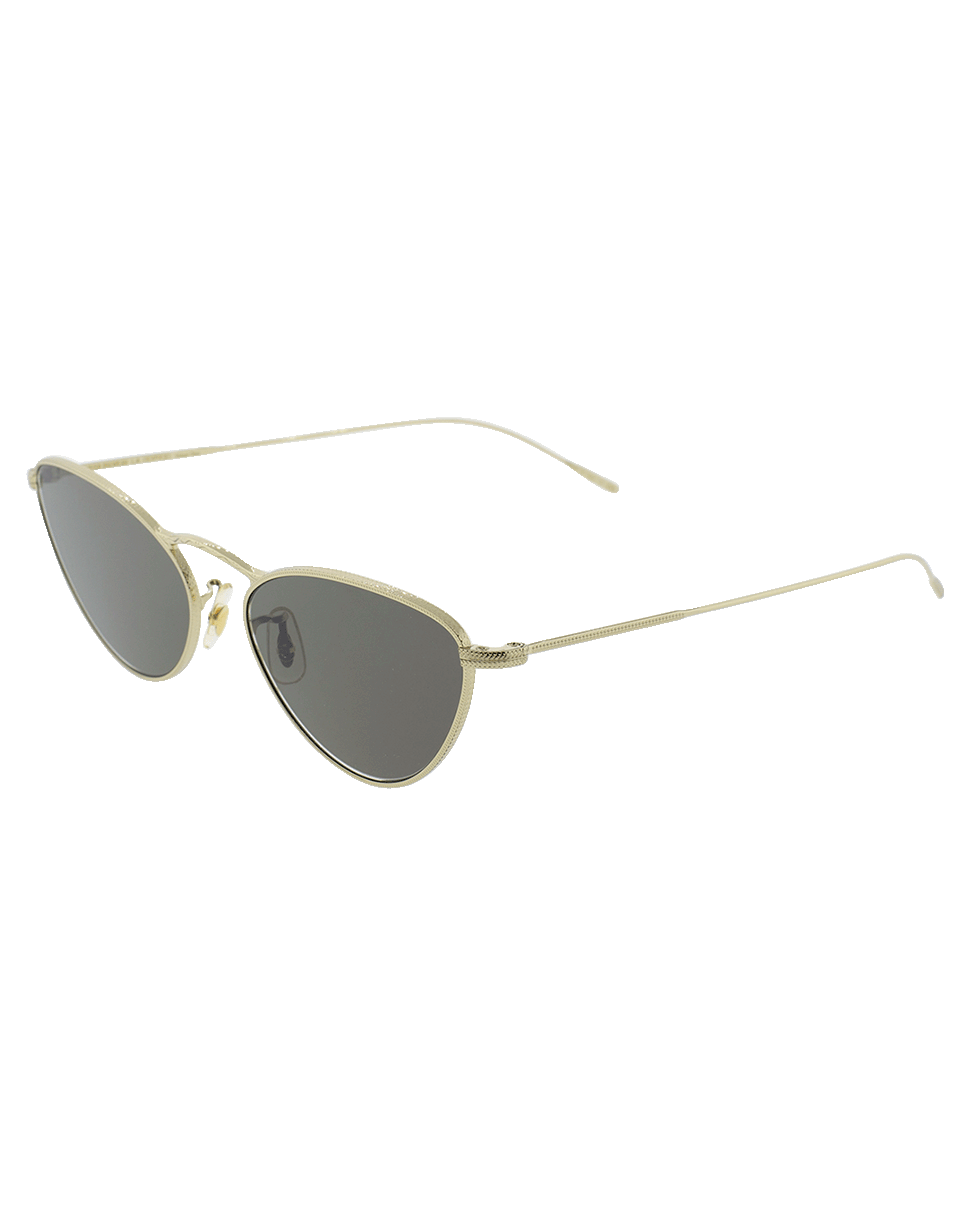 OLIVER PEOPLES-Lelaina Sunglasses-GLD/GRY