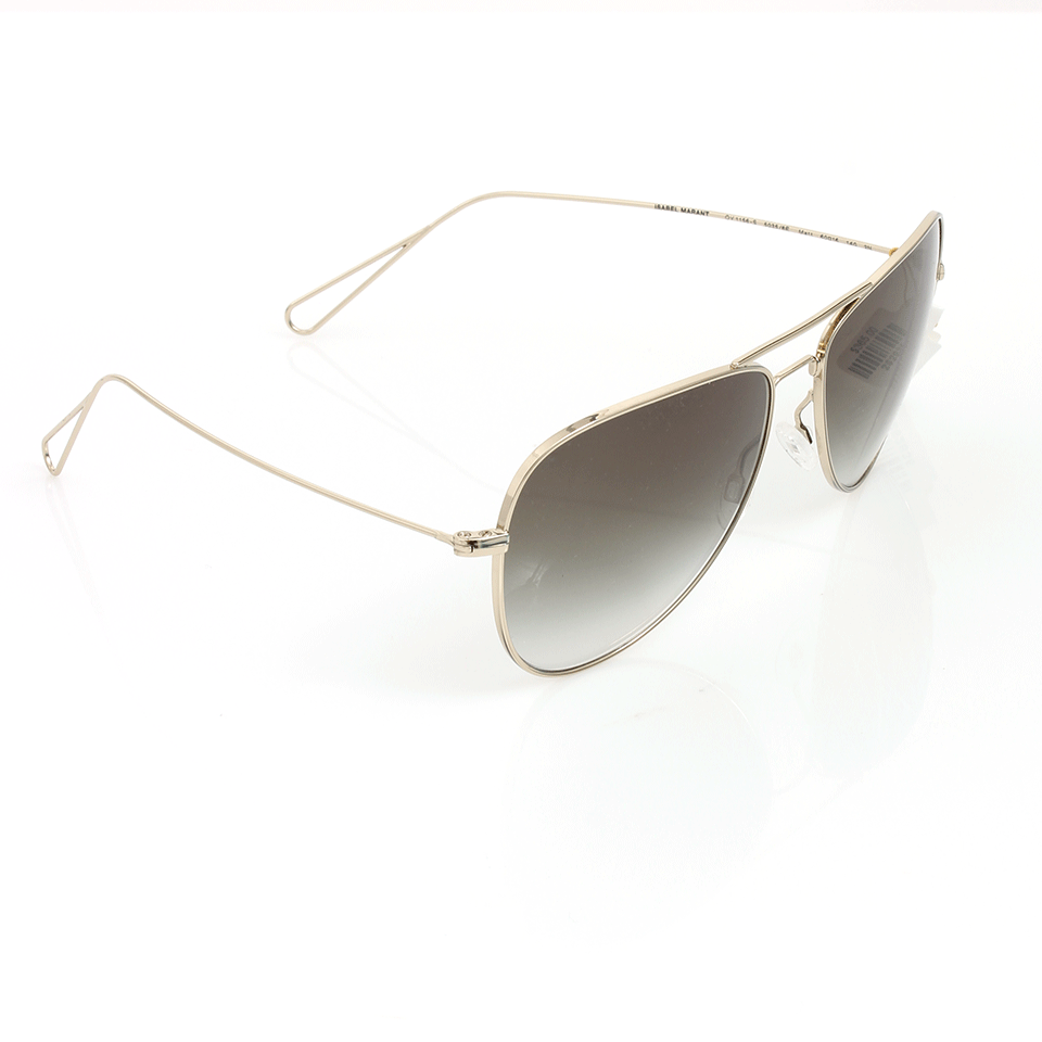 OLIVER PEOPLES-Isabel Marant Matt Sunglasses-GLD/OLV