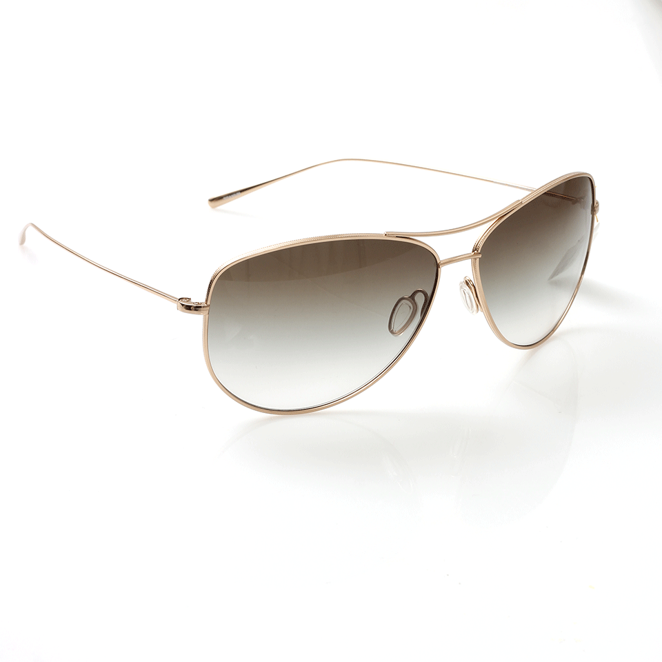 OLIVER PEOPLES-Kempner Sunglasses-GLD/OLV