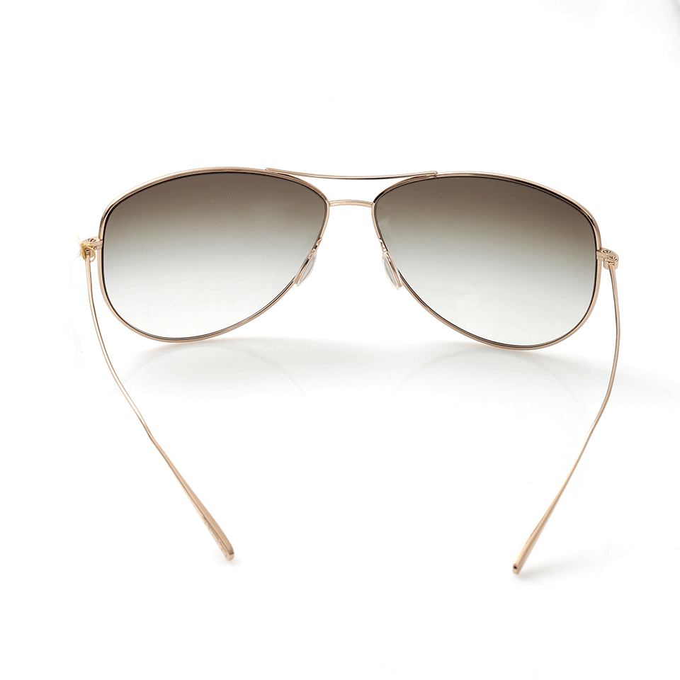 OLIVER PEOPLES-Kempner Sunglasses-GLD/OLV