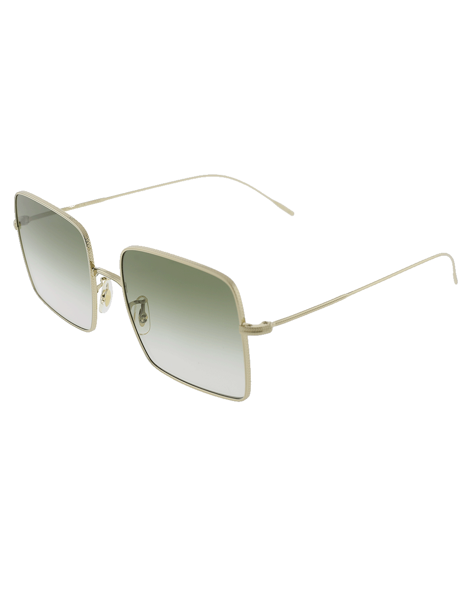 OLIVER PEOPLES-Rassine Sunglasses-GLD/OLVE
