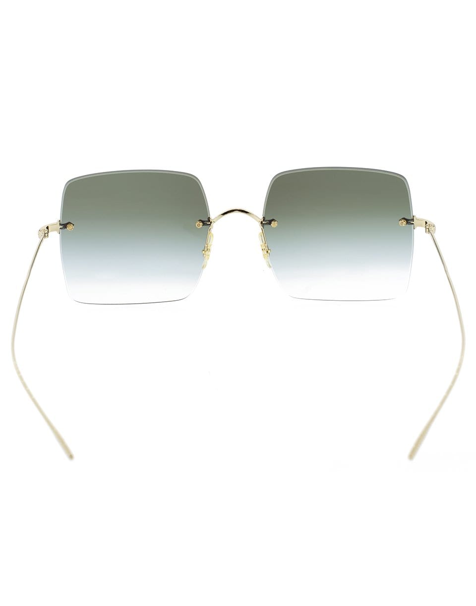 OLIVER PEOPLES-Viridian Oishe Sunglasses-GLD/VIRD