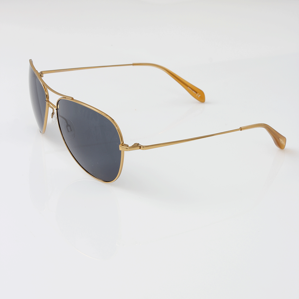 OLIVER PEOPLES-Aerin Lauder Pryce Limited Sunglasses-GOLD