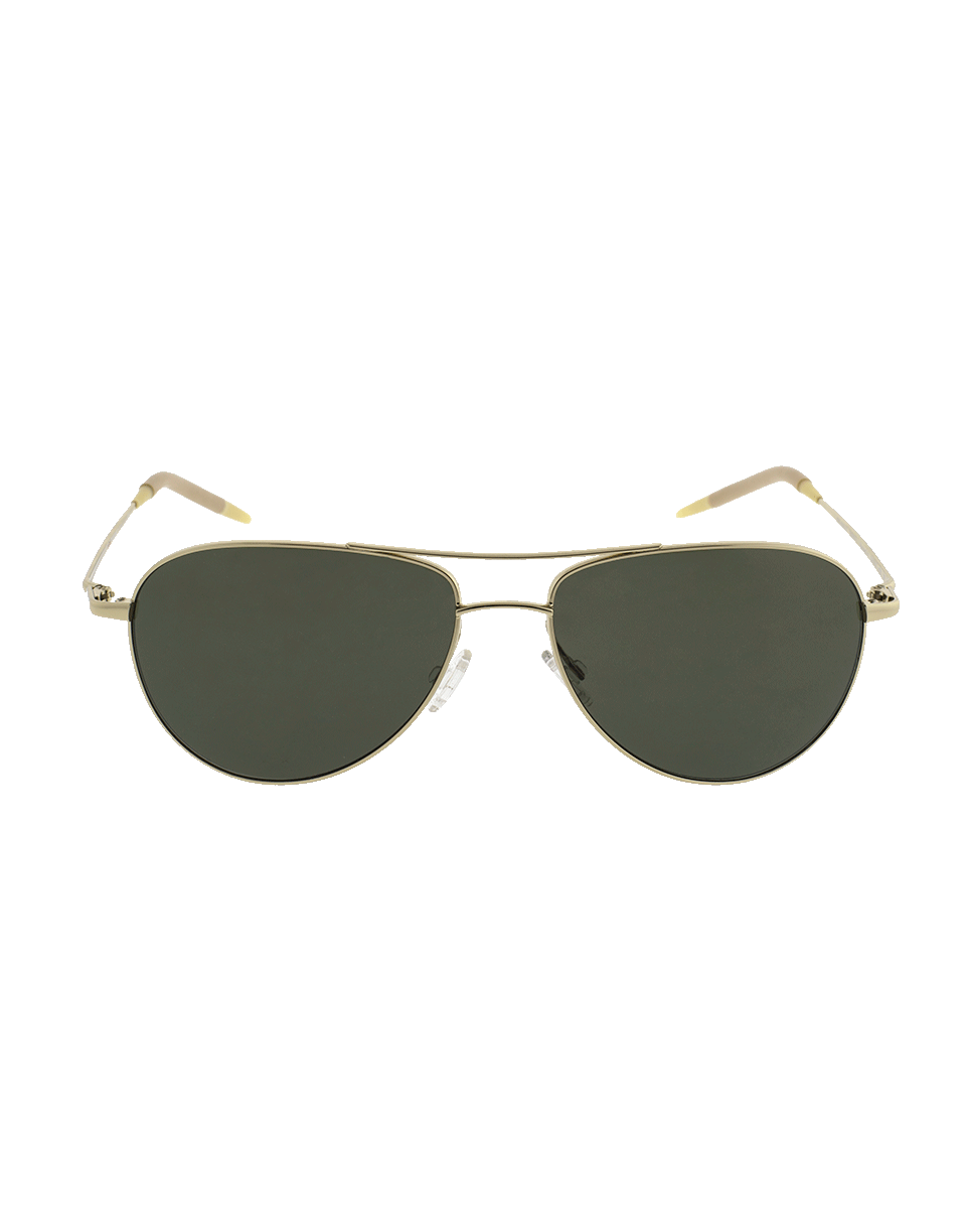 OLIVER PEOPLES-Benedict Aviator Sunglasses-GOLD