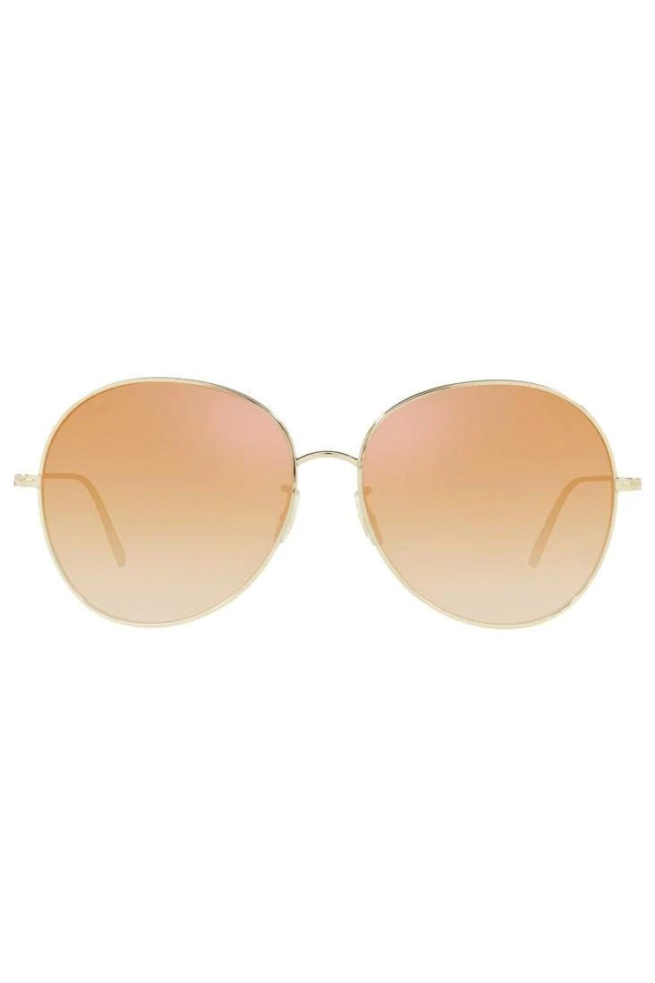 OLIVER PEOPLES-Coral Gradient Soft Gold Ysela Sunglasses-GOLD