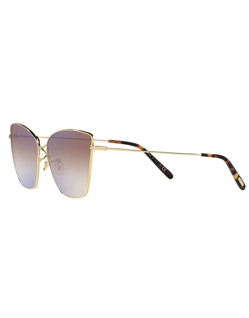 OLIVER PEOPLES-Gold Marlyse Sunglasses-GOLD