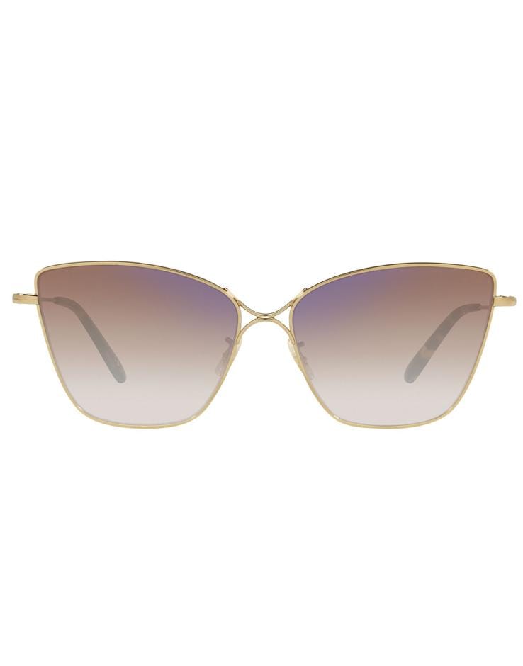 OLIVER PEOPLES-Gold Marlyse Sunglasses-GOLD